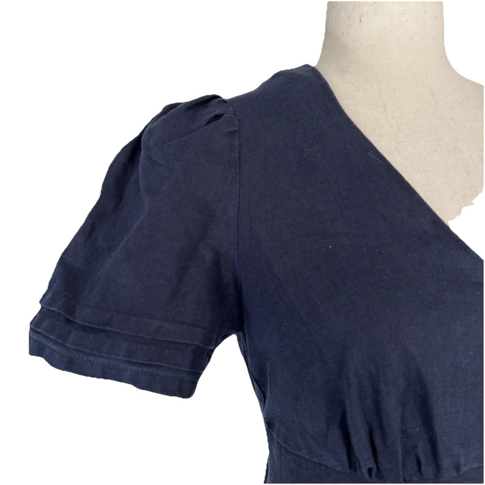 Boden Dress Eve Linen Short Dress 2P Breezy Summer Dainty Feminine A-Line - Picture 9 of 16